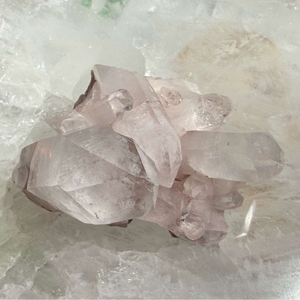 Pink Lemurian Quartz Cluster from Columbia - Picture 4 of 6